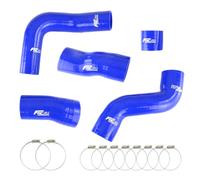 FMIC.EU Lot de 5 tuyaux intercooler en silicone pour Audi TT 225HP 1.8T APX BAM 1999-2006 - 4,5 mm renforcé 3 couches - Jusqu'à 7 bar - Résistant à des températures de -60 °C à +260 °C - Bleu avec