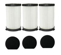 FMingNian Filtre Hepa pour D600 D601 Cecotec Conga Thunderbrush 520 550 560 Ariete Handy Force 2761 2759 RBT pièces d'aspirateur (Couleur : 3Pcs)