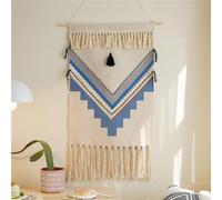 FMIYJUN Tapisserie tissée en macramé à suspendre - Décoration murale - 50 x 85 cm - Style bohème - Pour appartement, dortoir, maison, chambre à coucher
