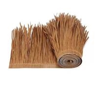 FMLCLSTJM Toit De Paille Rouleau De Chaume De Palmier, Rouleau De Paille Artificielle pour Jardin, Terrasse, Fête, Décoration De Bar Tiki pour Pergola Patio, Décoration Exotique Anti-UV(0.5m x 1m)