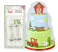 FMM Sugarcraft Kit emporte-pièce en forme de tracteur pour décoration et glaçage de gâteaux