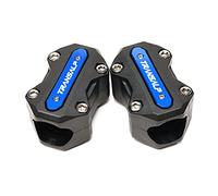 FMOPQ Protection Chute TRANSALP700 TRANSALP 600 650 700 XLV Haute Qualité Moto Moteur Protection Garde Pare-Chocs Bloc Décoratif (Color : Blue)