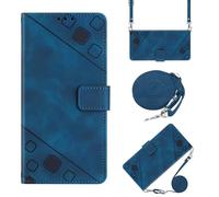 FMPCUON Coque Compatible avec Realme C30s, Étui Flip Case en Cuir Portefeuille Coque à Rabat Housse avec Porte Carte Magnétique Antichoc Protection Complète Etui pour Realme C30s, Bleu