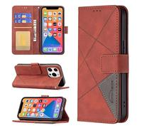 FMPCUON Coque en Cuir Nokia 2.4,Étui Téléphone Nokia 2.4,Housse Pochette Nokia 2.4 Fonction Stand Etui Coque Portefeuille,Brun
