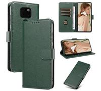 FMPCUON Coque pour Huawei Mate 20 Etui RFID Protection Housse en Premium Cuir Pochette Portefeuille Rabat Clapet Case Porte Carte Magnétique Étui pour Huawei Mate 20 - Vert