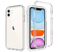 FMPCUON Coque pour LG Velvet Etui, avec 2 Protecteur D'écran Coque Transparent Silicone TPU Case Intégral 360 Degres Full Body Protection Coque Housse pour LG Velvet, Transparent