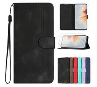 FMPCUON Coque pour Samsung Galaxy S21 Ultra 5G avec Verre Trempé Protection écran*2,Housse Cuir PU Portefeuille Anti-Scratch Cas Support pour Samsung Galaxy S21 Ultra 5G-Noir