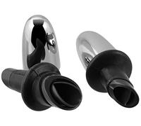 FMprofessional 21476 Bouchons de Bouteille/-fermoirs, 2 unités, Silicone, Noir, 50 x 50 x 20 cm