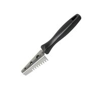 FMprofessional 21724 écailleur à poisson, grattoir poisson, cuisine, ustensiles pour écailler le poisson, écailleur poisson, Acier inoxydable, 21,5 x2,8 cm