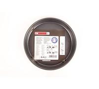 FMprofessional Assiette à pizzaioli/pâtisserie en Alliage d'acier Noir