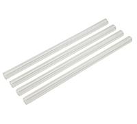 FMprofessional Lot de 30 pailles en verre, diamètre : 8 x 150 mm, réutilisables, durables, respectueuses de l'environnement, quantité : 1 lot de 30 pailles