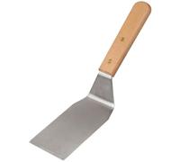 FMprofessional Spatule à plancha INOX Bois 27,5 cm