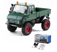 Fms Fcx24 Rtr Mercedes Pour Benz 421 Unimog 1/24 2.4g 4wd Voiture Rc Rock Crawler Essieux De Portail À Deux Vitesses Camion Tout-Terrain Escalade Lumière Led Modèles De Véhicules Jouets Entièrement Pr