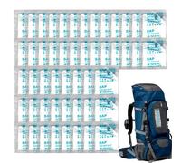 FmtwPhn 50 Pièces Gel Absorbant De Caca Portable, Gel Absorbant Pour Toilettes, Poudre D'urine De Caca Pour Le Camping, Sachet De Gel Absorbant Pour Toilette Portable