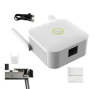 FmtwPhn Amplificateur WiFi d'extension Internet, répéteur WiFi,Extension WiFi extérieure sans Fil la Plus Rapide - Amplificateur de Signal WiFi Blanc pour l'extérieur, Extension de portée WiFi pour