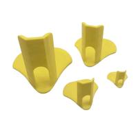 FmtwPhn Attelle pour Canetons | Entrave pour Poussins | 4 Pièces Bande Adjustable pour Oisons | Pattes Cassées Jeunes Oiseaux Coqs Orteils Recourbés