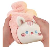 FmtwPhn Bouillotte, sac chauffant, bouillotte d'eau chaude, bouillotte d'eau froide, housse animale, chauffe-froid portable et confortable pour la nuque et les épaules