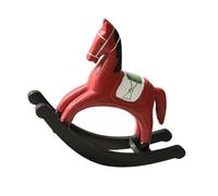 FmtwPhn Cheval à Bascule - Statue de Bureau Sculptée à la Main | Décoration pour Chambre À Thème Équestre - pour Famille Amis Étudiants Adultes Hommes Femmes Maison Intérieur Bureau Étude