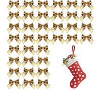 FmtwPhn De Noël pour Couronnes | 36 Pièces Ornements Miniatures,Décoratifs Et Ornements De Noël - pour Guirlande Couronne Artisanat Intérieur Extérieur Manteau Mur Fenêtre Porte Mariage