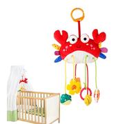 FmtwPhn Jouets pour Siège Auto | Peluche Hochet Sensoriel Ami Couineur | Jouet Mobile D'Activité Ludique avec Clip - pour Poussette Voiture Berceau Couffin Voyage Garçons Filles Âgés De 0 À 12