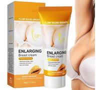 FmtwPhn Lot de 2 crèmes d'augmentation des seins pour une croissance rapide, 60 g de crème de croissance des seins à la papaye et à la noix de coco, crème raffermissante des seins pour une croissance
