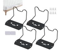 FmtwPhn Lot de 4 patins antidérapants pour matelas - Pour chambre d'enfant, chambre à coucher, chambre d'amis, voyage, canapé-lit