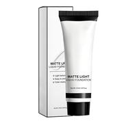 FmtwPhn Maquillage Blanc Visage 37ml - Fluide Teint Léger Correcteur De Teint, Finition Uniforme Et Effet Lumineux Lumière, Pour Soins De Peau Quotidiens Événements Spéciaux, Moments De Prestation