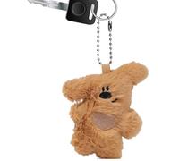 FmtwPhn Petit ours en peluche, porte-clés ours pour sac à dos | Porte-clés animaux en peluche, conception à tête inclinée,Porte-clés de voiture mignon, sac à main, breloque, pendentif de à dos