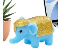 FmtwPhn Petites Statuettes d'Éléphant | Sculpture Décorative De Collection | Statue de Dieu Éléphant Décoration de Jardin,pour Décor Étagère Bibliothèque Chambre Salon Bureau Table de Chevet Chambre