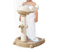FmtwPhn Support de Douche Debout pour Enfant - Support Réglable - Douche de Bain en Position Debout Anti-dérapante pour Enfant,pour les Hôtels Voyages Appartements Baignoires Maisons Filles Garçons
