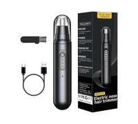 FmtwPhn Tondeuse À Poils De Nez, Mini Silencieuse Lavable, Épilateur Nasal Rechargeable, Pour Hommes Adolescents Adultes Séniors Père Mari Routine Matin Voyage Salon