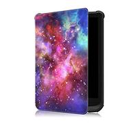 Fmway PU Cuir Étui Housse Coque pour Pocketbook Pocketbook Touch Lux 5/Touch Lux 4/Touch HD 3/Basic 4/Basic lux 3/Basic Lux 2/Colour avec Fonction Sommeil/Réveil Automatique