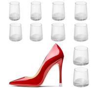 FMYODWU 5 Paires de Protecteurs de talons pour talons hauts, Protecteurs de talons hauts pointus pour femmes, Capuchons de talons fins antidérapants, Couvre-talons fins pour les activités de plein air