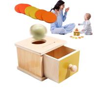 Fmzrbnih Babies Object Permanence Toys - Puzzle Portable d'apprentissage précoce - Jouet coloré Multi-Usage pour de 1 an - Jeu de développement