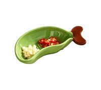 Fmzrbnih Banana Shape Soy Sauce Dish, Small Condiment Serving Bowl