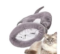Fmzrbnih Cat Sleeping Bag - 19.6x15.7x3.9in Feline Nest Snuggle Sack, Multifunctional Soft Burrow Pad | Multipurpose Sellf Warming Cuddler Bed Furniture for Indoor Pets Dogs Puppy Kitten Comfort