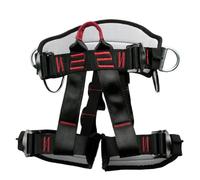 Fmzrbnih Ceinture d'Escalade | Harnais de Sauvetage Réglable,Équipement de Sécurité Ceinture Guide Demi-Corps pour Adultes Femmes et Hommes Passionnés de la Spéléologie et de la Randonnée