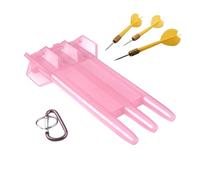 Fmzrbnih Darts Fall - Boîte de rangement rigide pour fléchettes - Protection de l'insert en mousse - Sac de voyage portable avec fermeture éclair - Cible de fléchettes sûre - Organisateur pour vols et