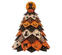 Fmzrbnih DIY Quilted Fabric Halloween Tree Kit 3D Padded Sewing Craft Gift