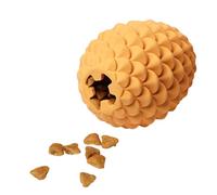 Fmzrbnih dogTreat Toy- Pine Cone Chew Toy, Duraable Bite Resistant Pet Toy| Multifunctional dogPuppy Treat Dispensing toyfor Teeth Cleaning Chewing Playing Interactive Fun Activity Home Exercise