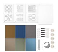 Fmzrbnih kitSashiko Soluble Dans L'eau - kitDe Démarrage De Broderie 20 X 24 Cm, Matériel De À La Main, Outil Artisanal Multifonctionnel Pour Débutant | kitDe Japonais Pour La Pratique Du Ti