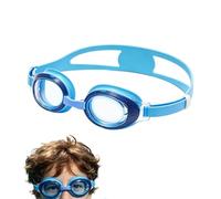Fmzrbnih Lunettes de natation pour - En silicone - Large vision claire - Anti-buée - Lunettes de protection des yeux pour la natation - Pour groupe d'âge de 3 à 12 ans - Sport compétition