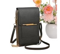 Fmzrbnih Mini portefeuille pour téléphone portable - Écran tactile multifonction - Portefeuille pour femme - Pour femmes, filles, maman, épouse, adultes, trajets en voyage, excursion à la plage