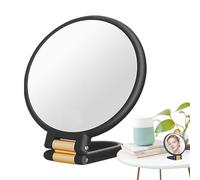 Fmzrbnih Miroir de maquillage avec loupe - Miroir cosmétique polyvalent avec éclairage - Grossissement du visage portable avec support - Loupe mains libres - Outil cosmétique de voyage pour l'étagère