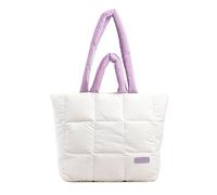 Fmzrbnih Puffer Tote Bag Women - Large Quilted Purse, Lightweight Puffy Shoulder Carrier | Stylish Soft Handbag with Top Zip, Casual All-Purpose Bag Trendy Fashion Accessory for Daily Use, 44x31x13cm