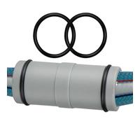 Fmzrbnih Raccord de tuyau de pompe de piscine - Raccord de tuyau bidirectionnel pour remplacer les tuyaux de 32 mm avec des accessoires en caoutchouc pour raccord de piscine hors sol à changer
