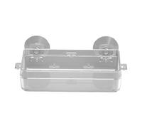 Fmzrbnih Reptile Food Bowl - Suction Cup Reptile Feeder Dish, Easy to Install Clear Anti-Escape Feeding & Water Bowl for Geckos Snakes Lizards | Portable Transparent Feeding Basin for Terrarium Pets