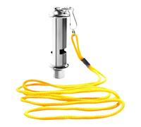 Fmzrbnih Sifflet à haute fréquence - Arbitre en acier inoxydable, bruit fort | Sifflet de jeu de sport avec cordon, outil d'événement extérieur, accessoire d'entraînement de compétition, sifflet