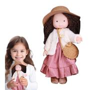 Fmzrbnih Soft Doll - 10 inches Cute Rag Doll Collectibble Toy, Fall Theme with Dress and Accessories | Long Lasting Home Decoration Kids Huggable Toy for Friends Playroom Nursery Display