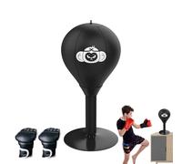 Fmzrbnih Suction Cup Desktop Punching Bag - 15,75 x 6,9 in Table boxingBall, Portable Heavy Duty Thickened Stress Relief Bag | Home Office Fitness boxingWorkout Tool for Reaction Speed Training